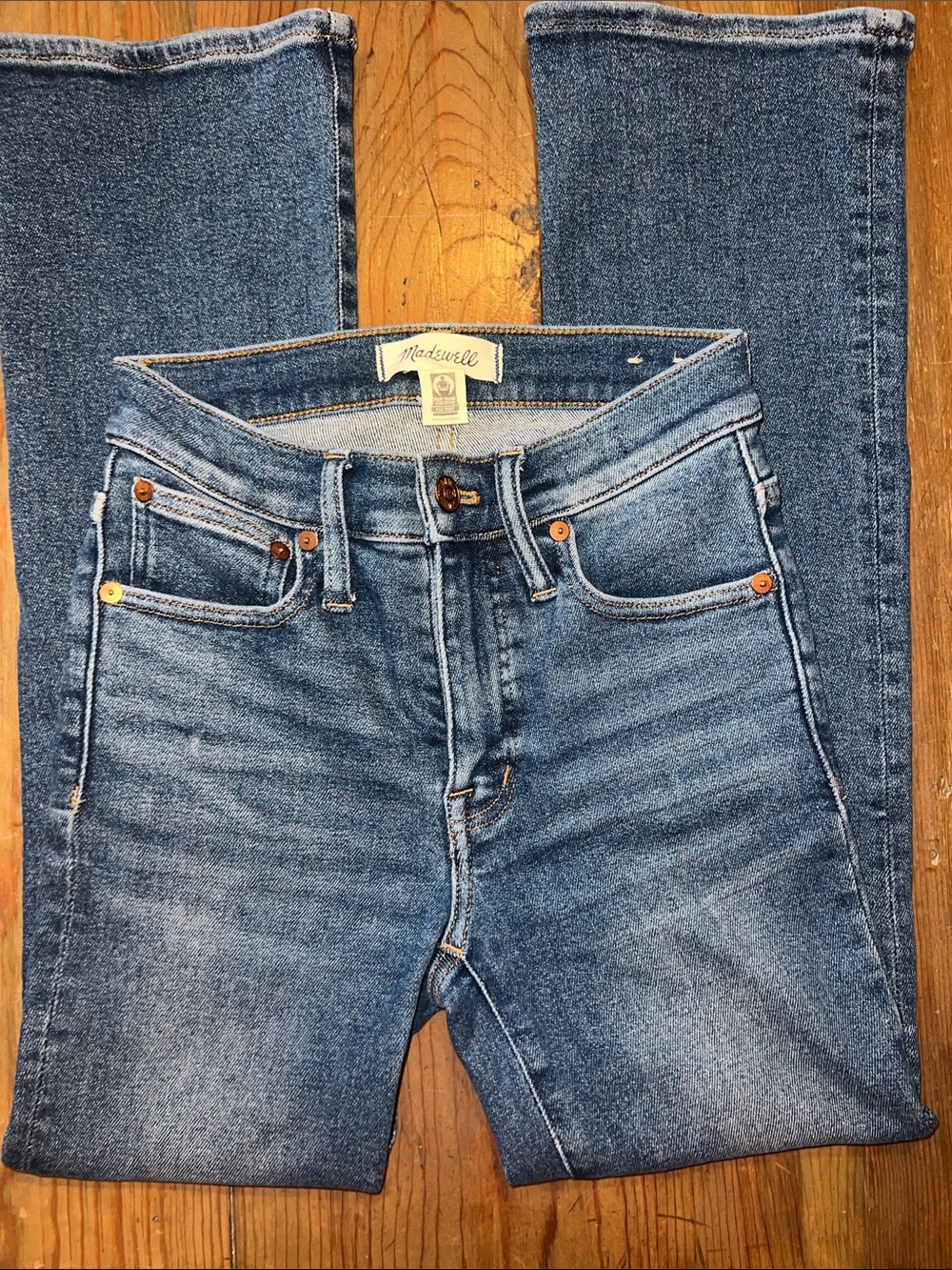 Madewell Cali Demi-Boot Jeans in Bodney Wash